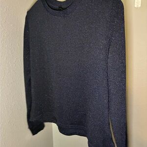 H&M Navy Blue Sparkle Blouse